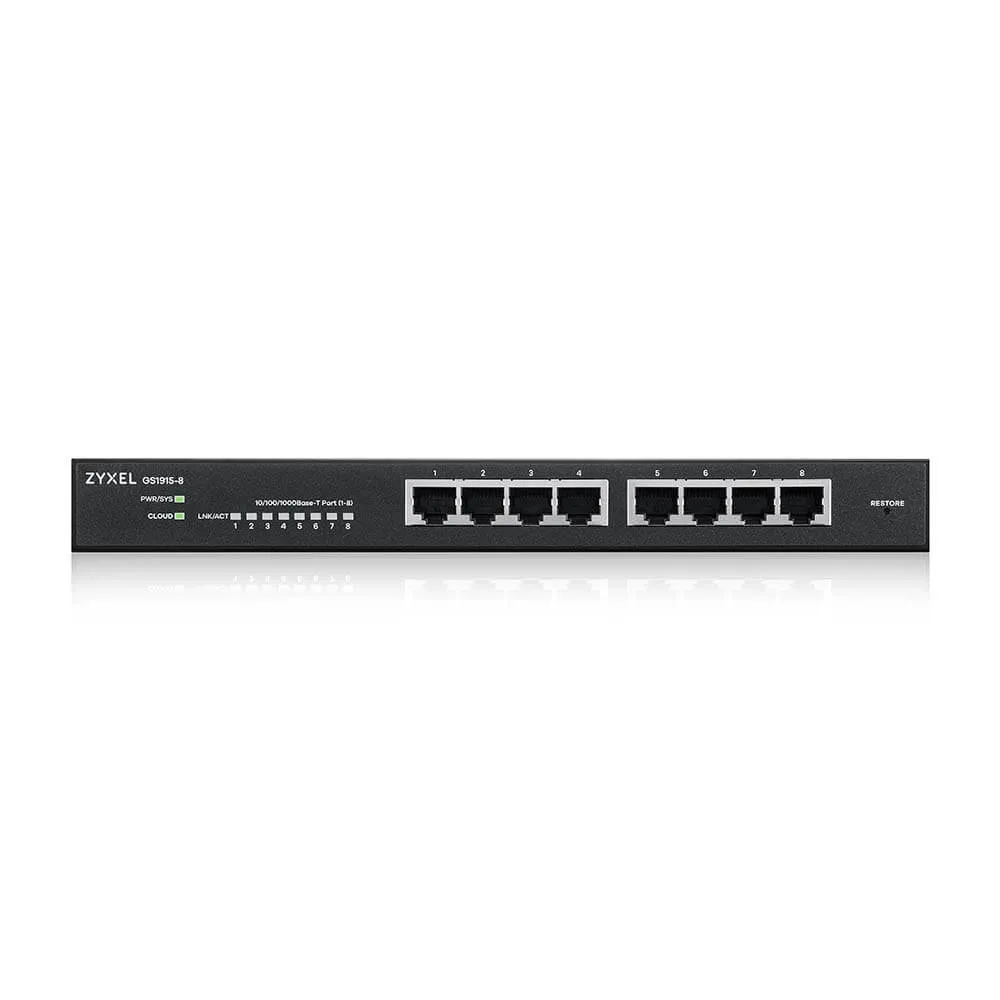 Комутатор ZYXEL GS1915-8 (GS1915-8-EU0101F) - мініатюра 3
