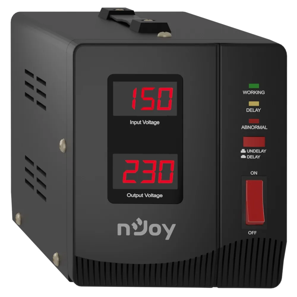 Стабілізатор Njoy Alvis 1000 (AVRL-10001AL-CS01B) AVR, 1 розетка - мініатюра 3