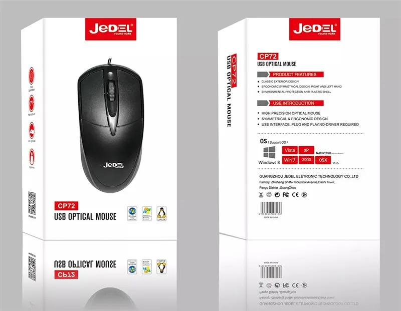Миша Jedel CP72 Black - мініатюра 3