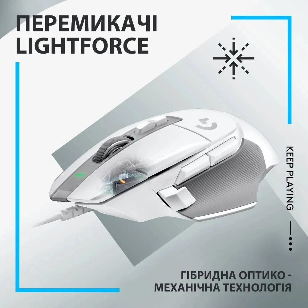 Миша Logitech G502 X White (910-006146) - мініатюра 2