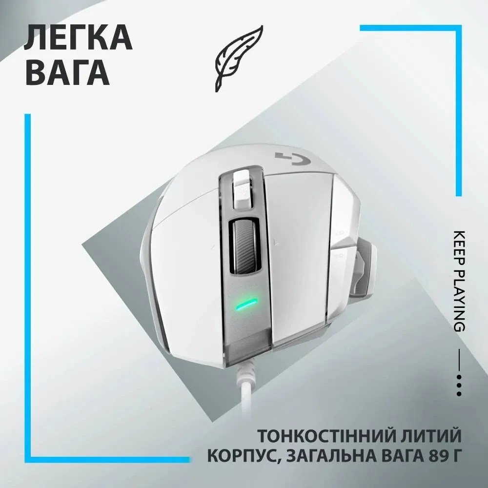 Миша Logitech G502 X White (910-006146) - мініатюра 4