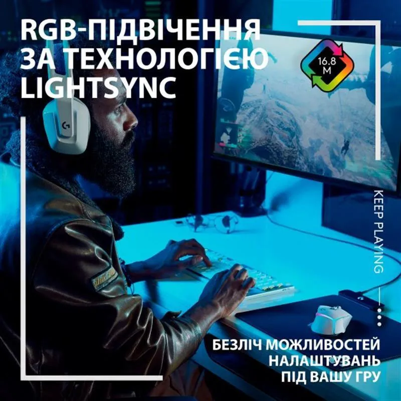 Миша бездротова Logitech G502 X Plus White (910-006171) - мініатюра 10