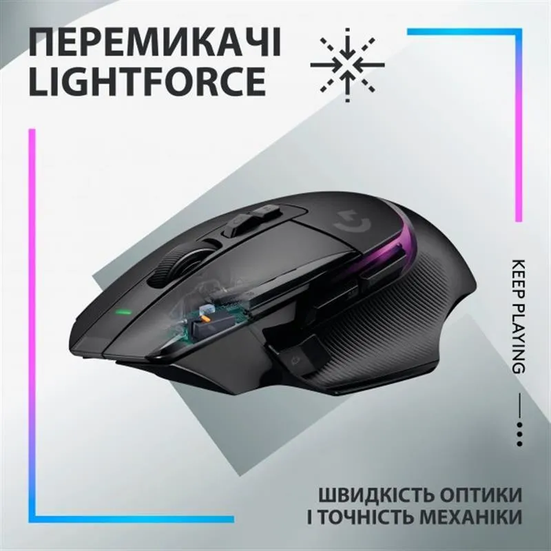 Миша бездротова Logitech G502 X Plus Black (910-006162) - мініатюра 2