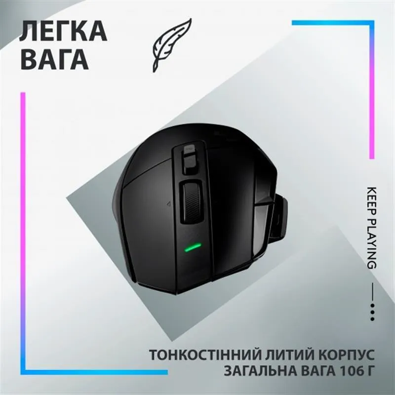 Миша бездротова Logitech G502 X Plus Black (910-006162) - мініатюра 8