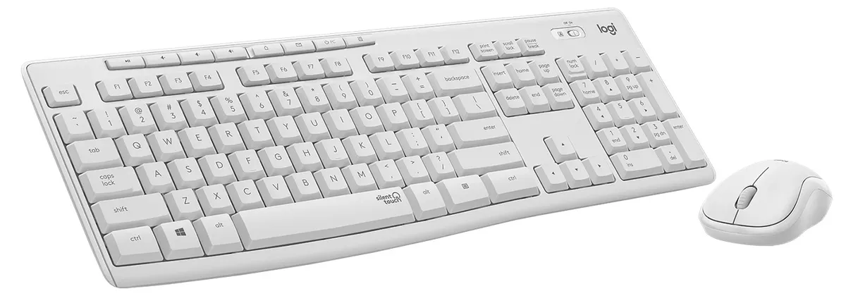 Комплект (клавiатура, миша) бездротовий Logitech MK295 Combo White (920-009824) - мініатюра 3