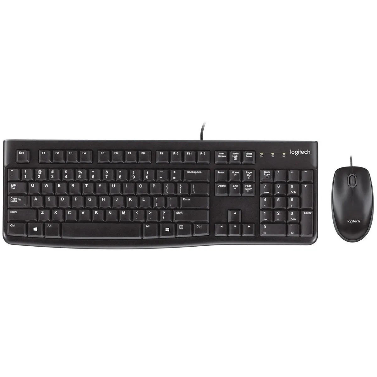 Комплект (клавіатура, миша) Logitech MK120 Black (920-002563) - зображення 1