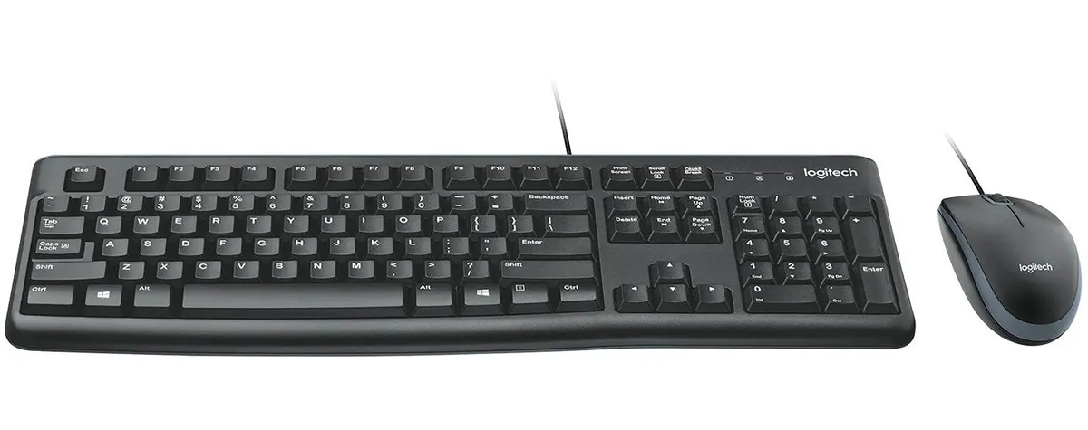 Комплект (клавіатура, миша) Logitech MK120 Black (920-002563) - мініатюра 2