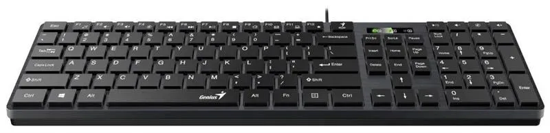 Комплект (клавіатура, миша) Genius C-126 SlimStar Black Ukr (31330007407) - мініатюра 3