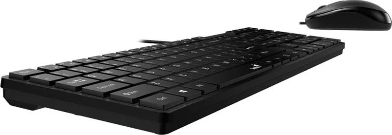 Комплект (клавіатура, миша) Genius C-126 SlimStar Black Ukr (31330007407) - мініатюра 4