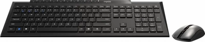 Комплект (клавіатура, миша) бездротовий Rapoo 8210M Wireless Black - мініатюра 4