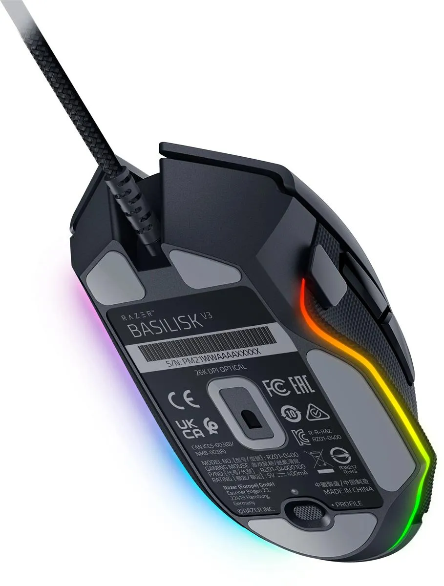 Миша Razer Basilisk V3 Black (RZ01-04000100-R3M1) - мініатюра 4