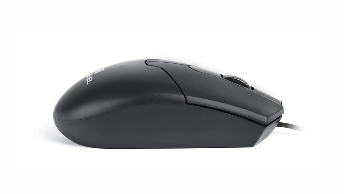 Миша REAL-EL RM-208 Black (EL123200030) - мініатюра 2