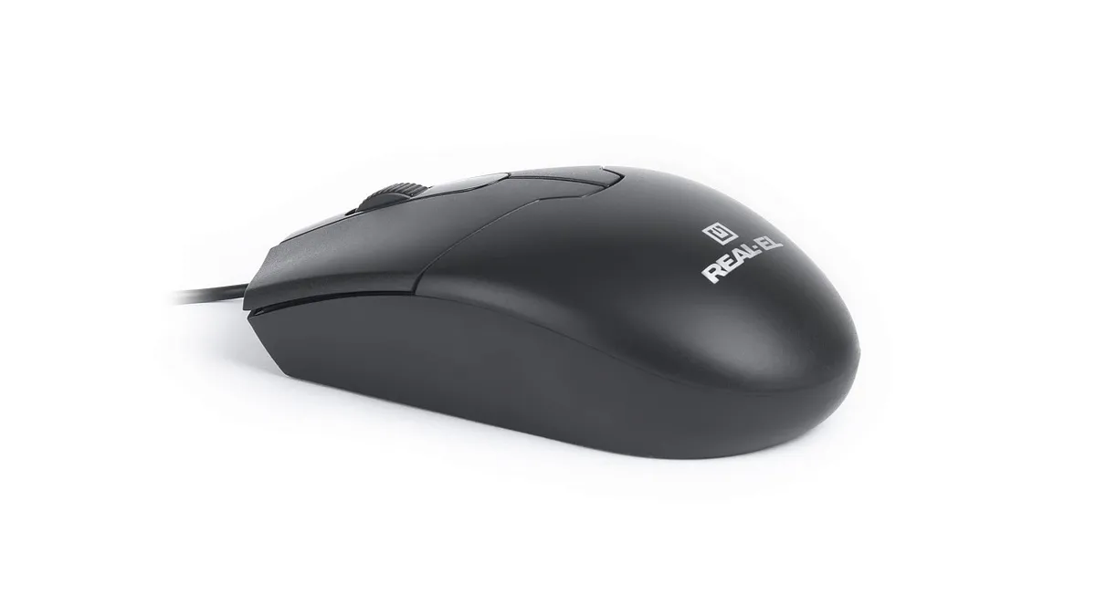 Миша REAL-EL RM-208 Black (EL123200030) - мініатюра 5