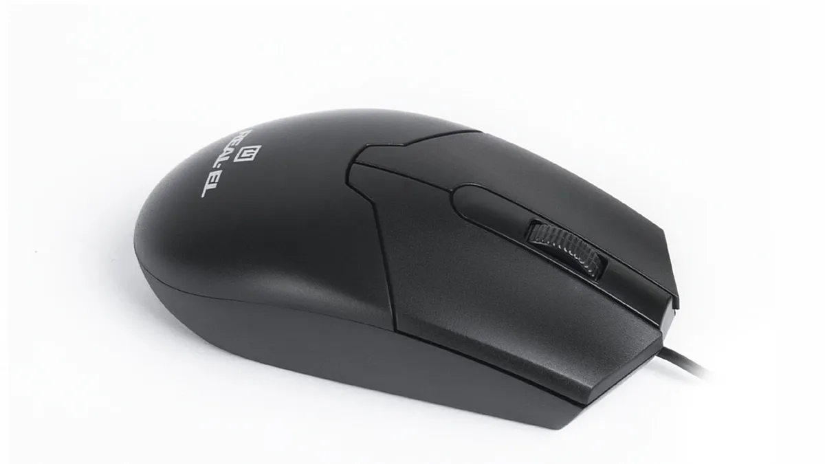 Миша REAL-EL RM-208 Black (EL123200030) - мініатюра 6