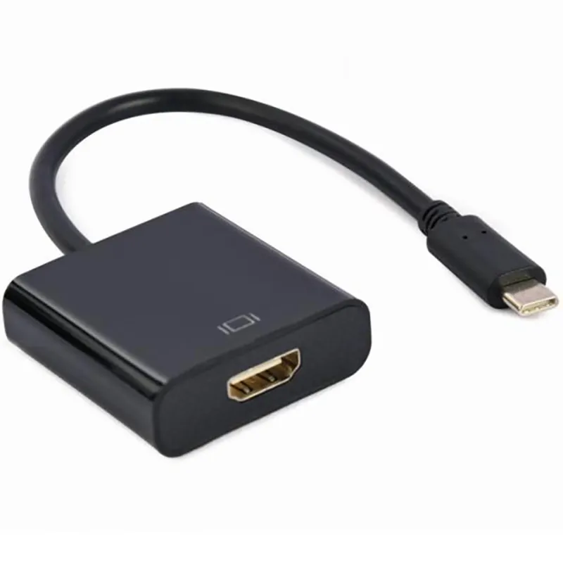 Адаптер Cablexpert USB Type-C - HDMI (M/F) Black (A-CM-HDMIF-03) - мініатюра 2