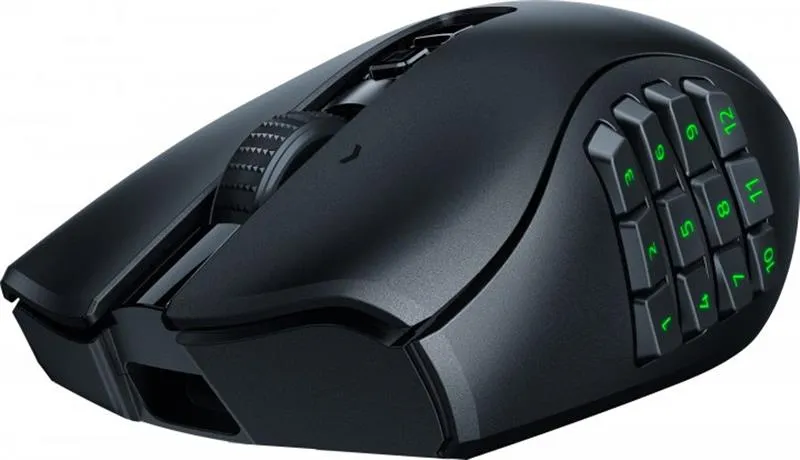 Миша бездротова Razer Naga V2 Pro Wireless Black (RZ01-04400100-R3G1) - мініатюра 3