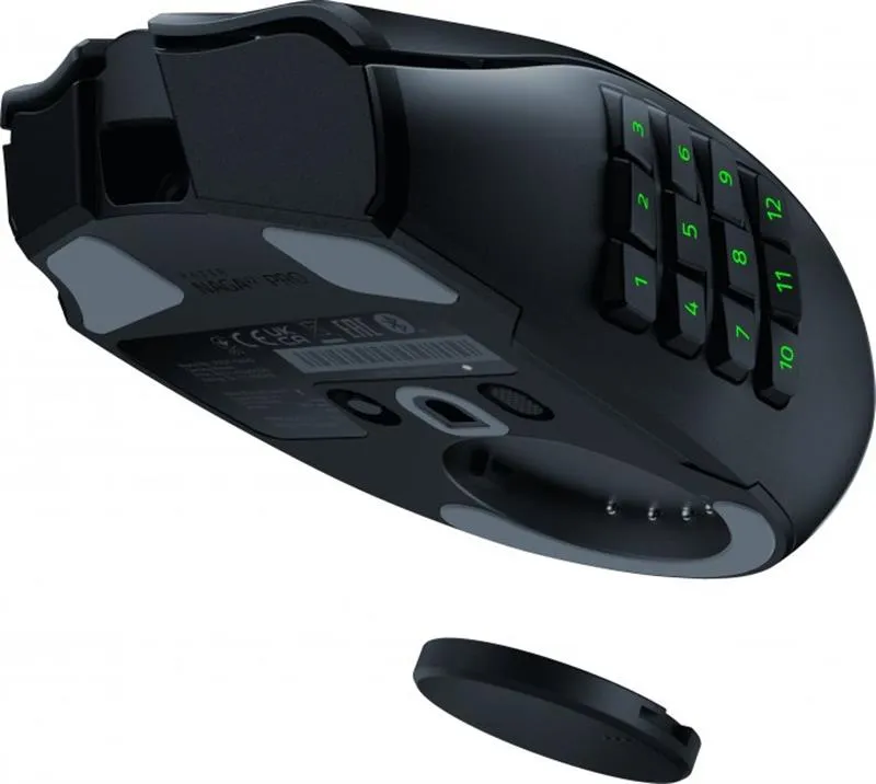 Миша бездротова Razer Naga V2 Pro Wireless Black (RZ01-04400100-R3G1) - мініатюра 6