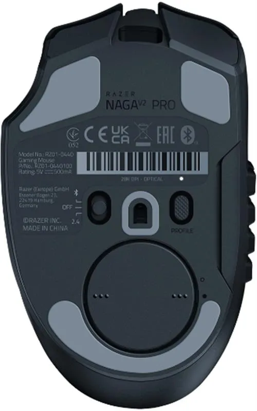 Миша бездротова Razer Naga V2 Pro Wireless Black (RZ01-04400100-R3G1) - мініатюра 9