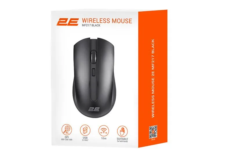 Миша бездротова 2E MF217 WL Black (2E-MF217WB) - мініатюра 4