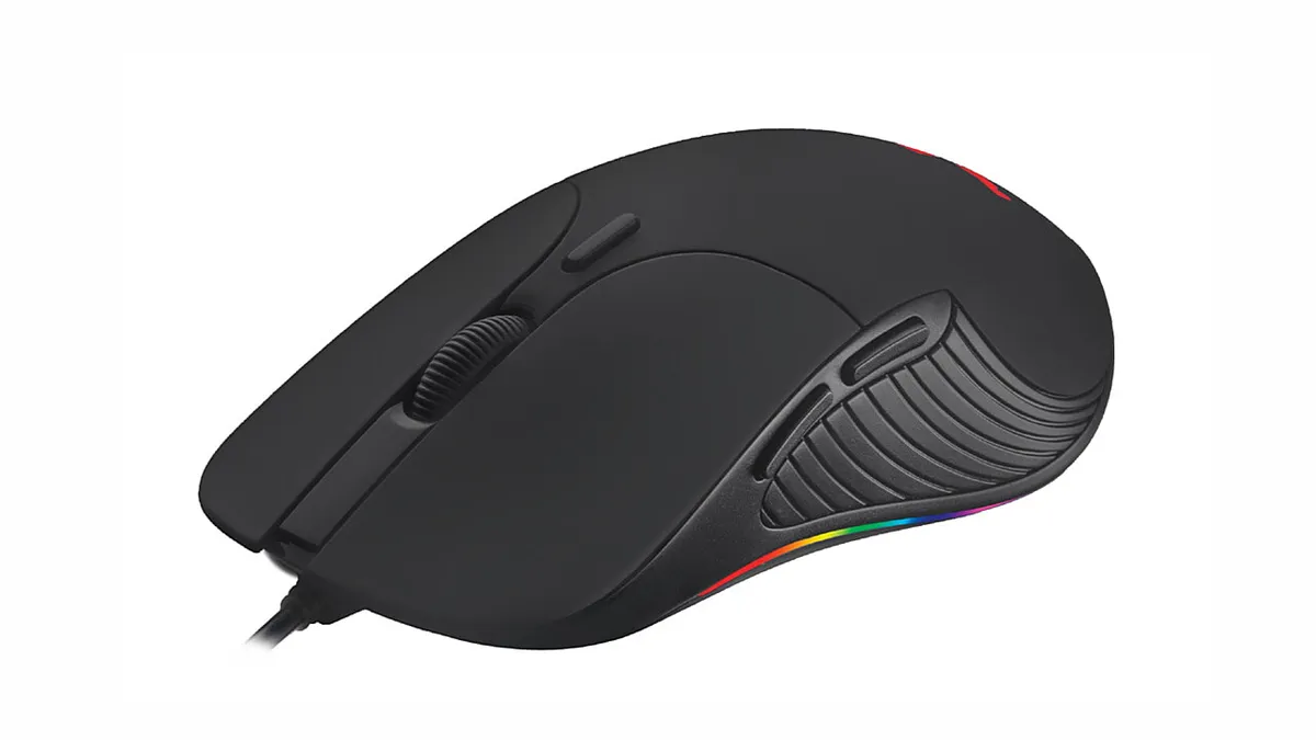 Миша REAL-EL RM-295 Black (EL123200031) - зображення 1