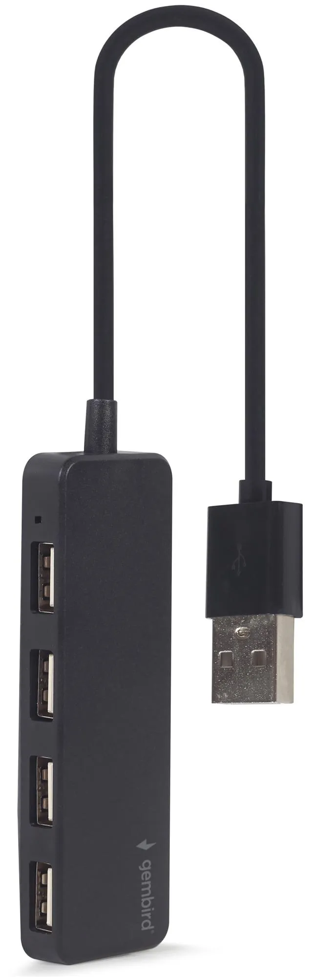 USB-хаб Gembird 4 ports Black (UHB-U2P4-06) - мініатюра 2