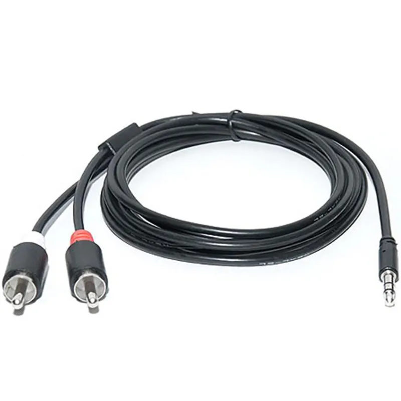 Аудіо-кабель REAL-EL Audio Pro 3.5 мм - 2xRCA (M/M), 1.8 м, чорний (EL123500042) - мініатюра 3