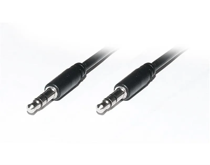 Аудіо-кабель REAL-EL Audio Pro 3.5 мм - 3.5 мм (M/M), 1 м, чорний (EL123500040) - зображення 1