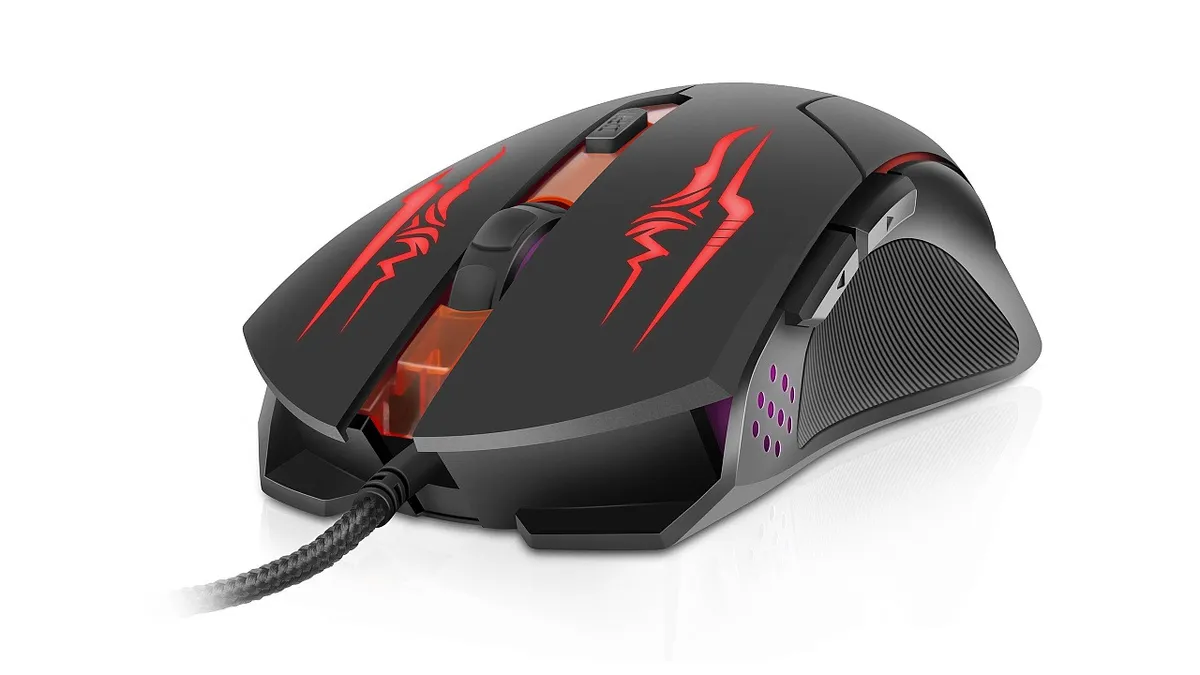 Миша REAL-EL RM-520 Gaming Black  (EL123200020) - зображення 1