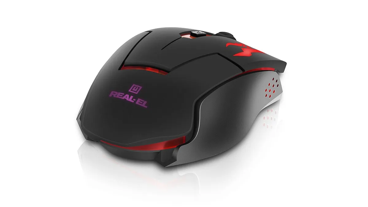 Миша REAL-EL RM-520 Gaming Black  (EL123200020) - мініатюра 4