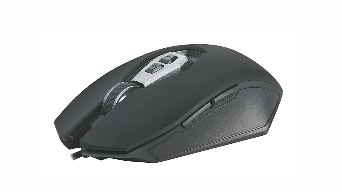 Миша REAL-EL RM-525 Black (EL123200029) - зображення 1