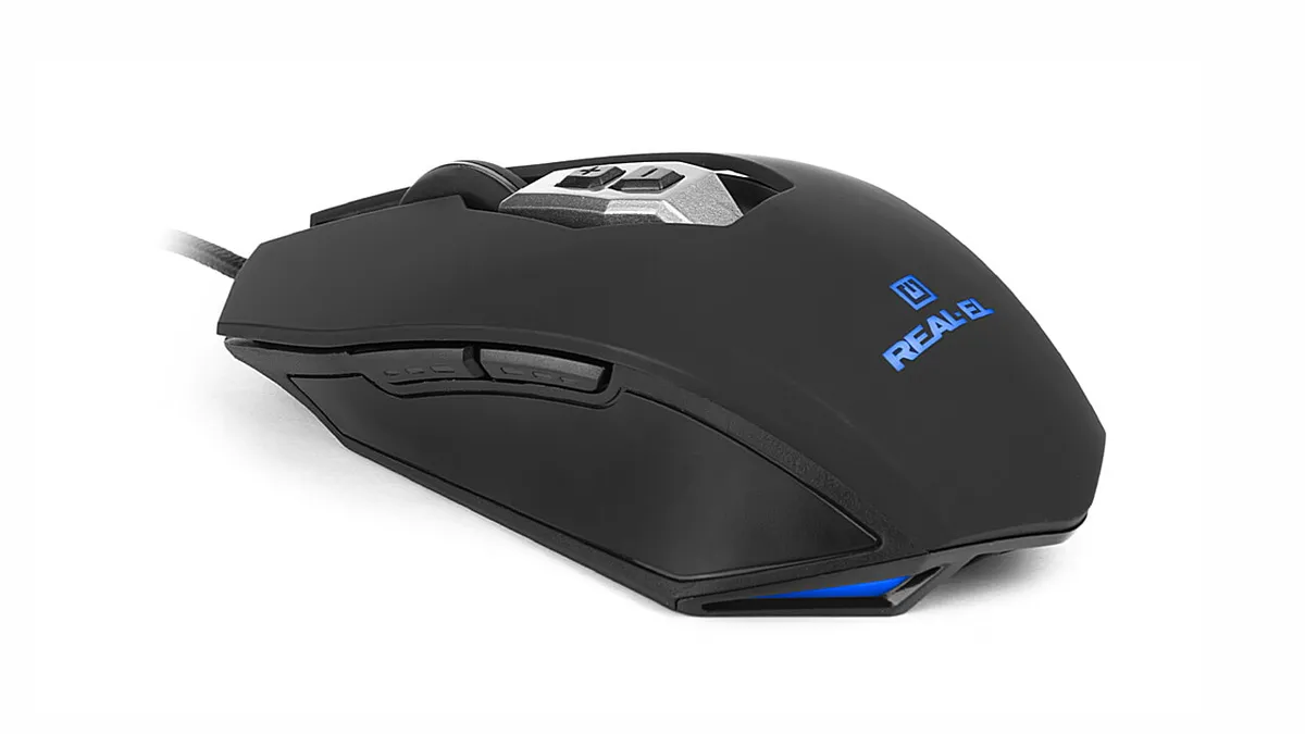 Миша REAL-EL RM-525 Black (EL123200029) - мініатюра 3