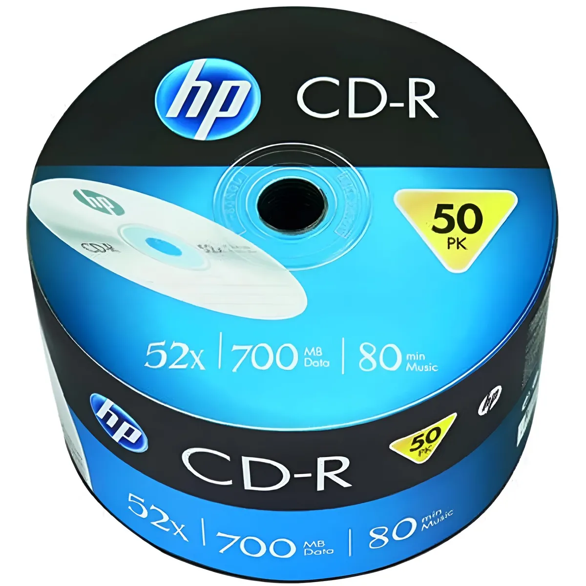 Диски HP (69300 /CRE00070-3) 700MB 52x, без шпинделя, 50 шт - зображення 1