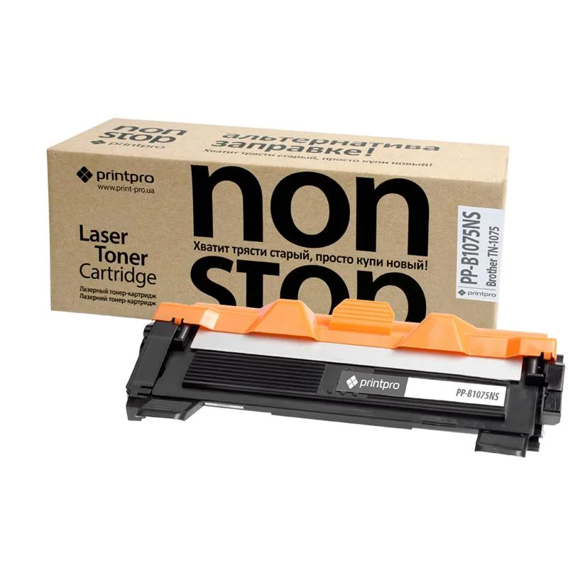 Картридж PrintPro NonStop (PP-B1075NS) Brother HL-1112R/DCP-1510/MF-1810 (TN1075) - зображення 1