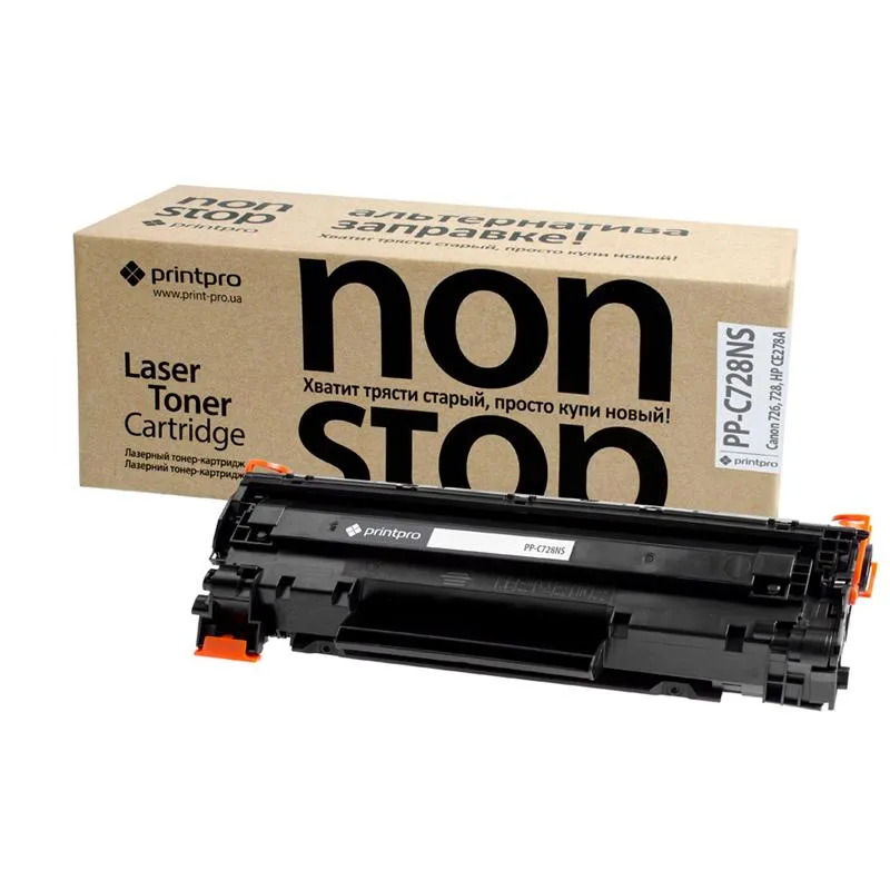 Картридж PrintPro NonStop (PP-C728NS) Canon MF45xx/ MF44xx (Canon 728/726) - зображення 1