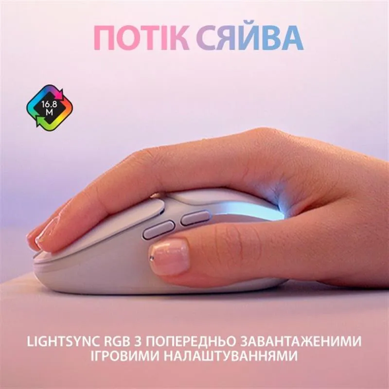 Миша бездротова Logitech G705 White (910-006367) - мініатюра 3