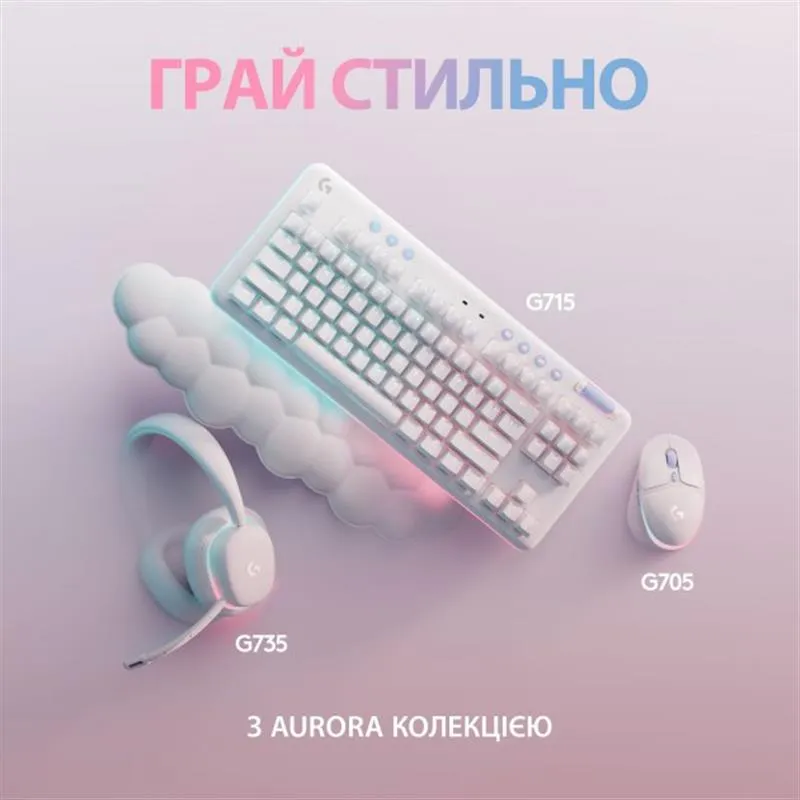 Миша бездротова Logitech G705 White (910-006367) - мініатюра 7