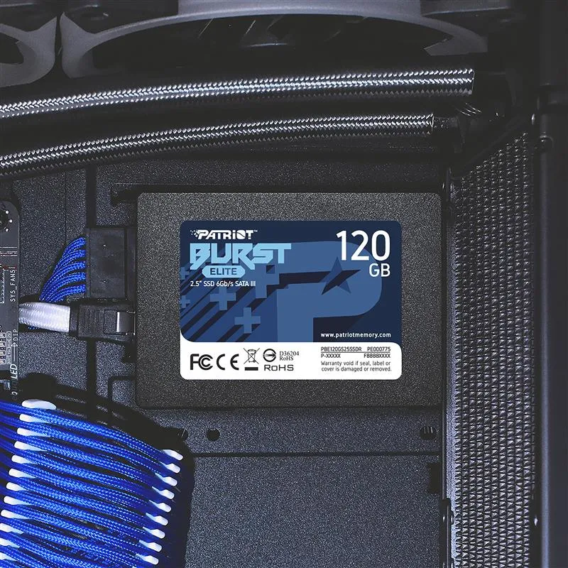 Накопичувач SSD  120GB Patriot Burst Elite 2.5" SATAIII TLC (PBE120GS25SSDR) - мініатюра 5