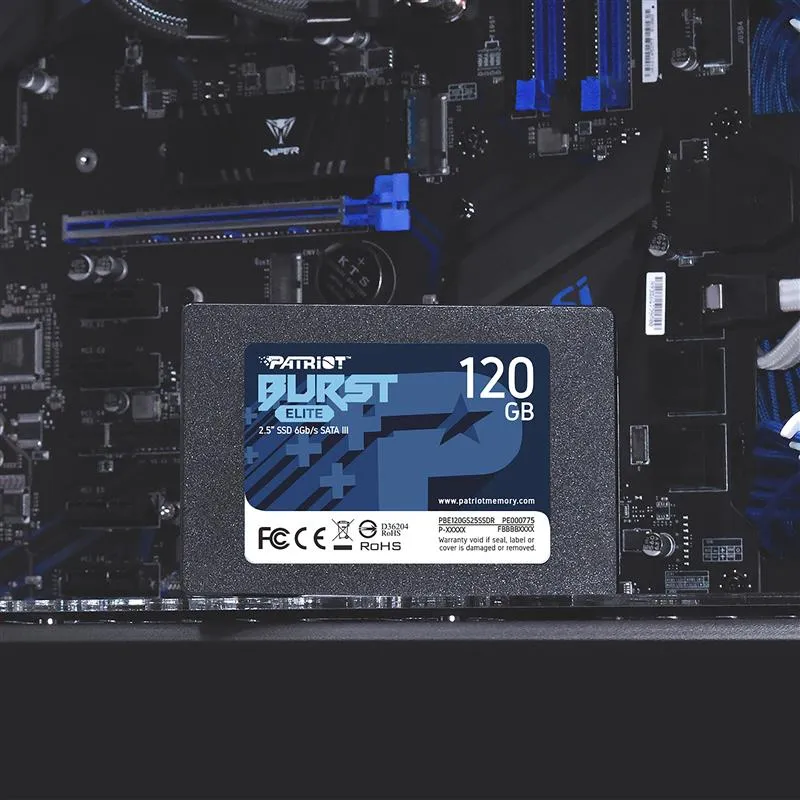 Накопичувач SSD  120GB Patriot Burst Elite 2.5" SATAIII TLC (PBE120GS25SSDR) - мініатюра 6
