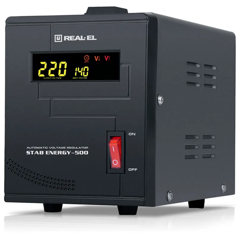 Стабілізатор REAL-EL Stab Energy-500 Black - мініатюра 6