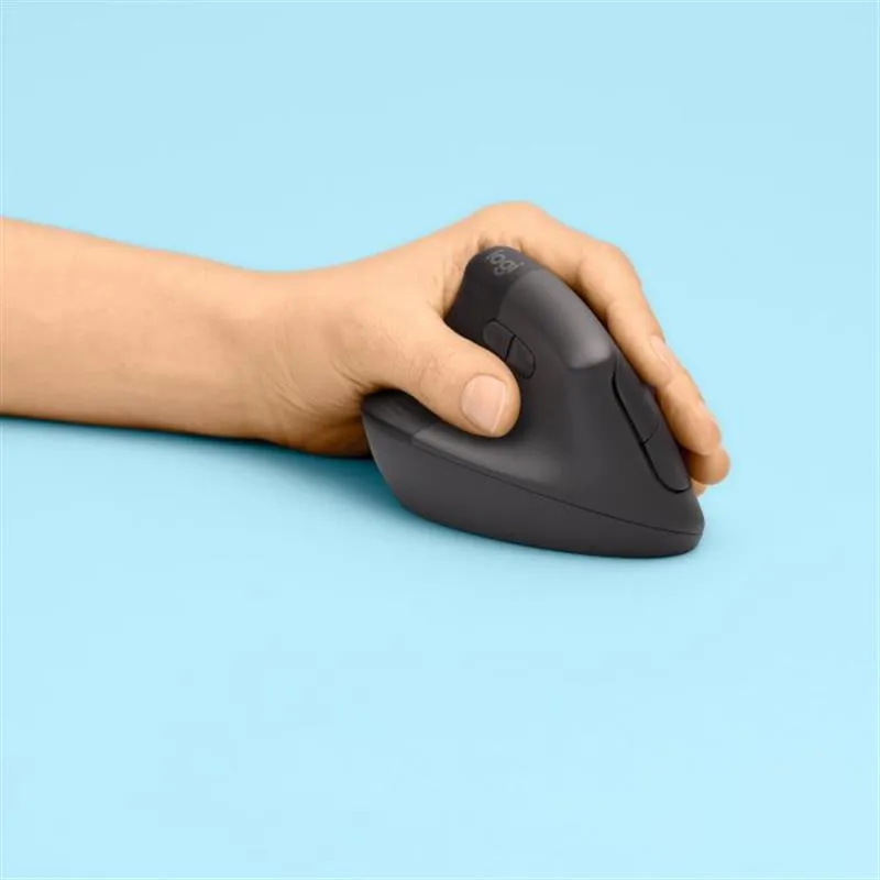 Миша бездротова Logitech Lift Vertical Ergonomic Graphite (910-006474) - зображення 1