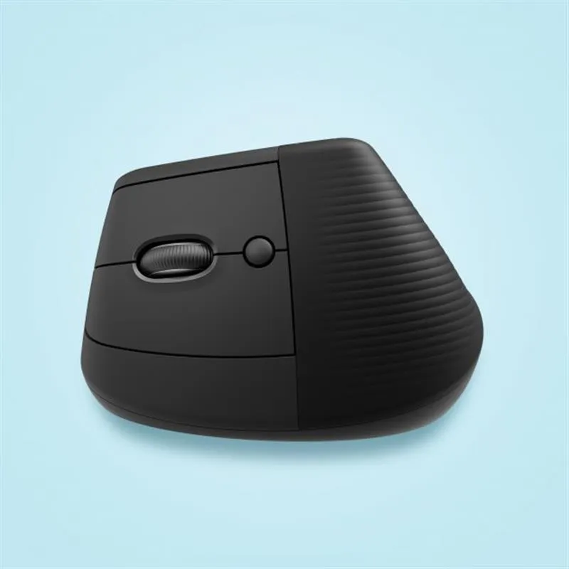 Миша бездротова Logitech Lift Vertical Ergonomic Graphite (910-006474) - мініатюра 3