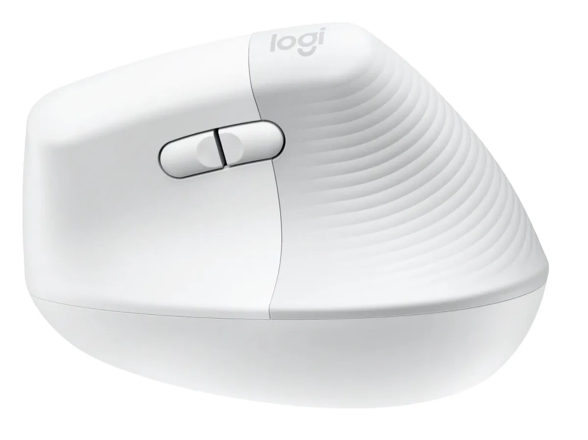 Миша бездротова Logitech Lift Bluetooth Vertical Ergonomic White (910-006496) - мініатюра 2
