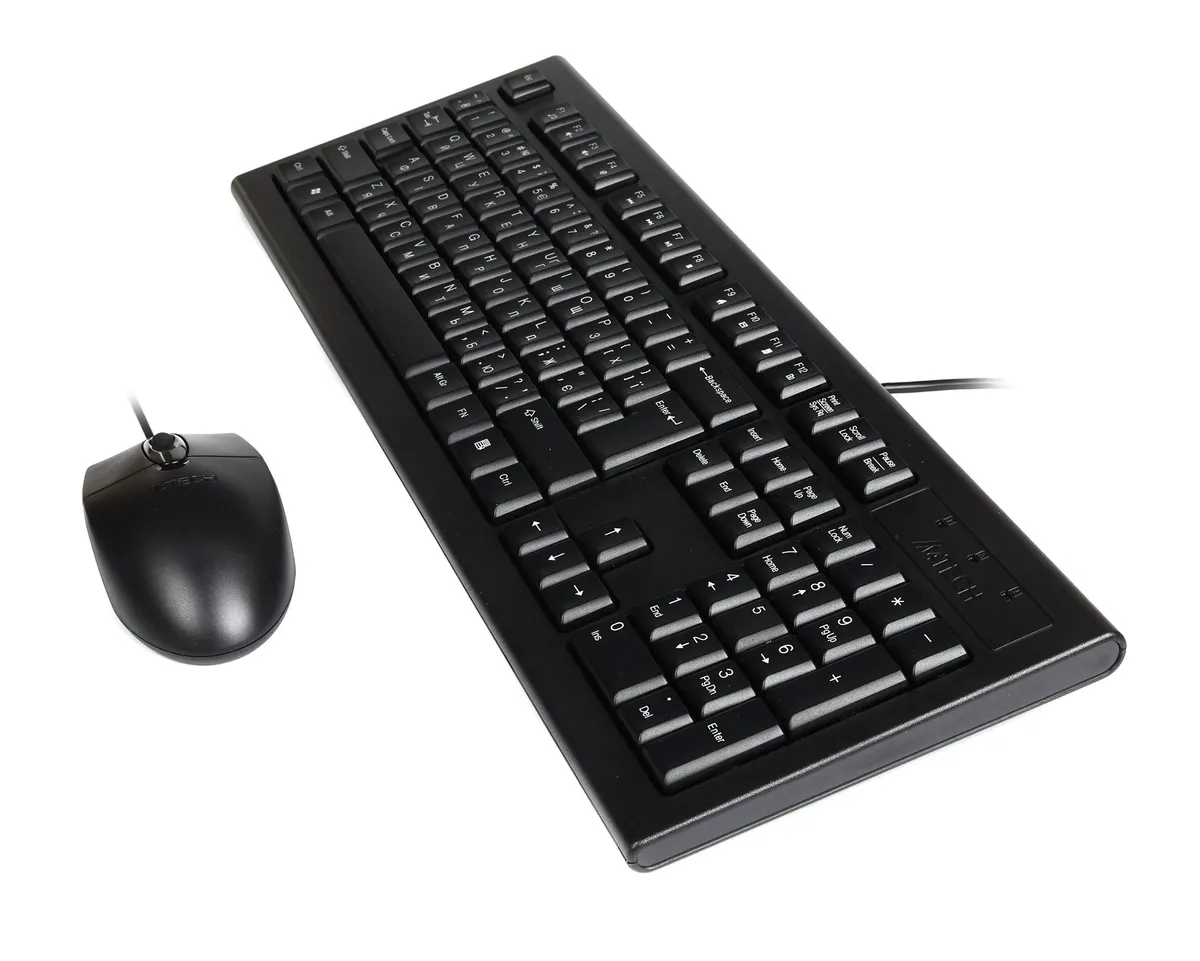 Комплект (клавіатура, миша) A4Tech KR-8572S Black - мініатюра 4