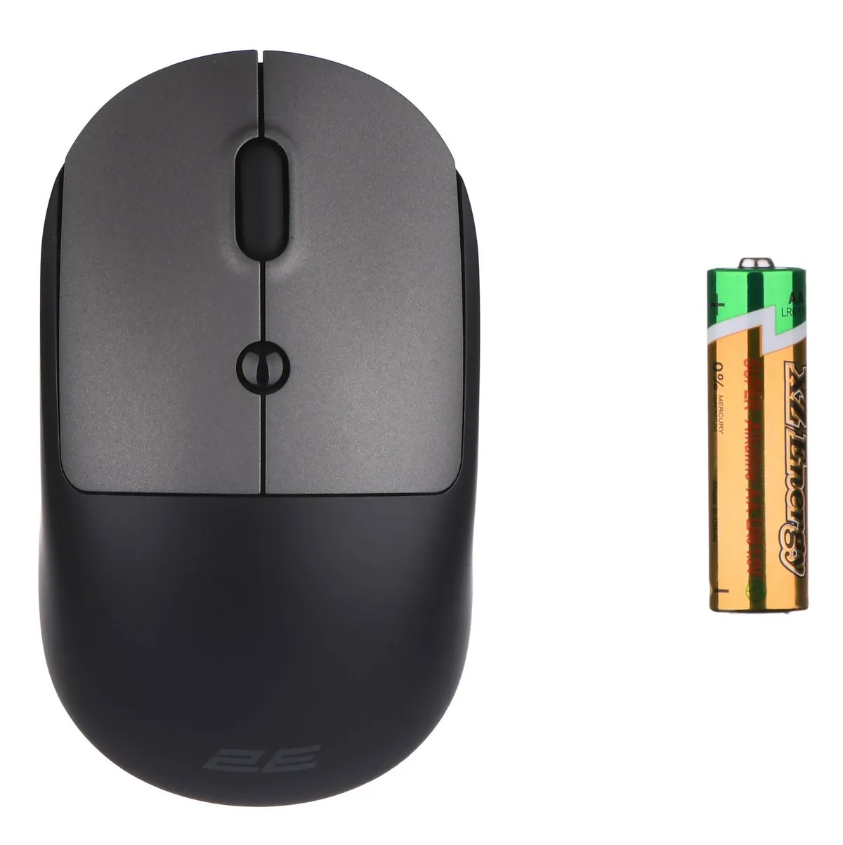 Миша бездротова 2E MF218 Silent Black/Gray (2E-MF218WBG) - мініатюра 2