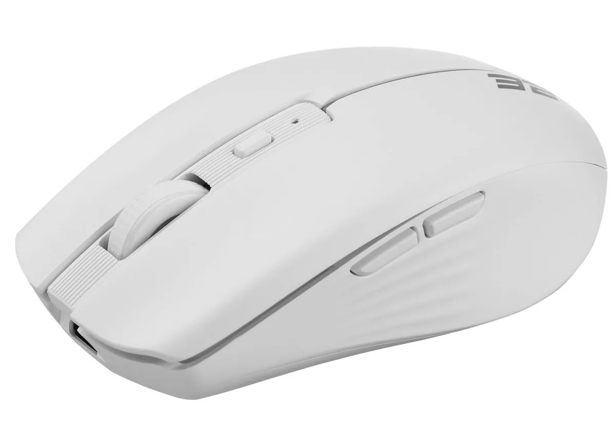 Миша бездротова 2E MF270 Silent Rechargeable WL White (2E-MF270WWH) - мініатюра 6