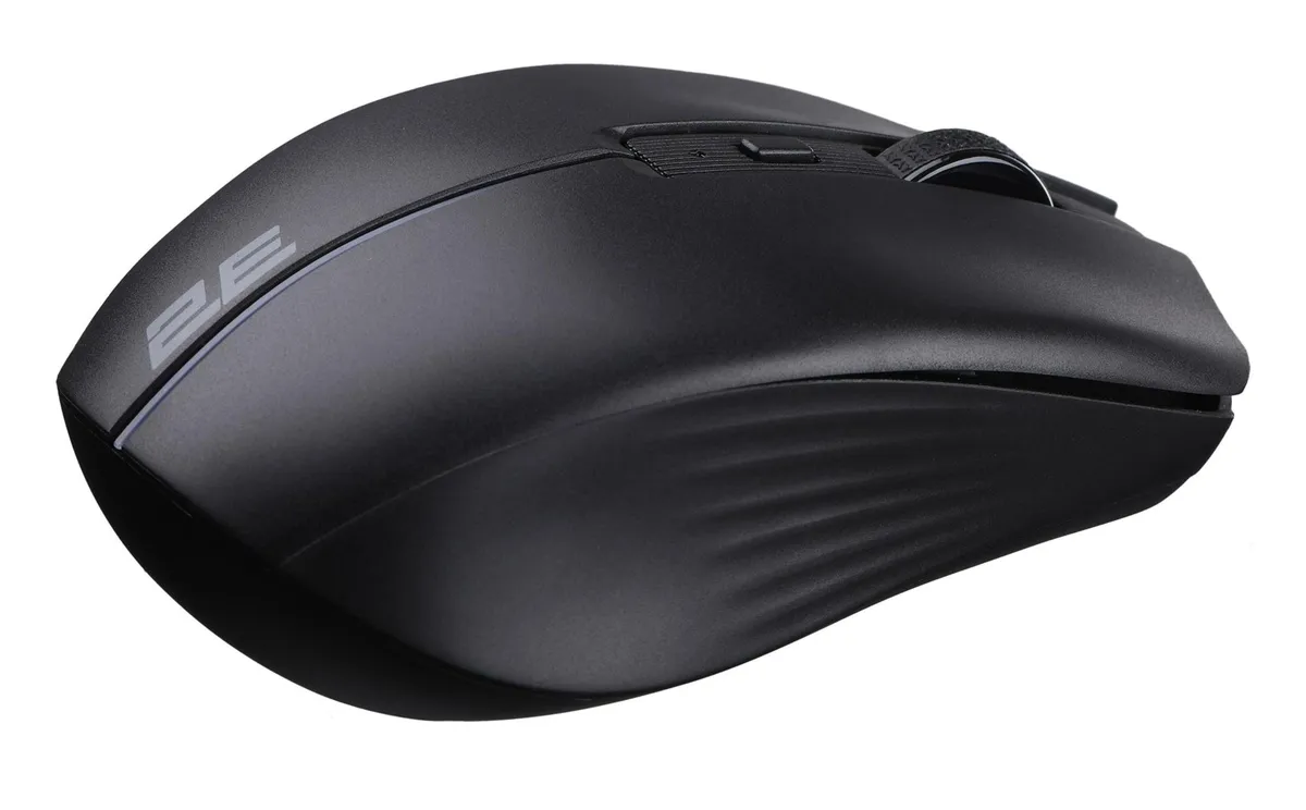 Миша бездротова 2E MF270 Silent Rechargeable WL Black (2E-MF270WBK) - мініатюра 3