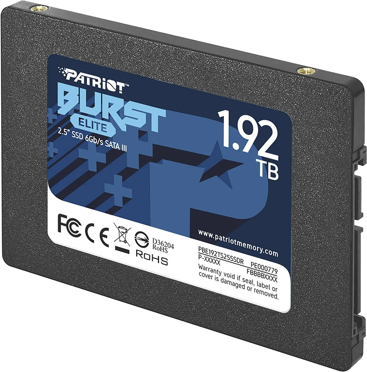 Накопичувач SSD 1.92TB Patriot Burst Elite 2.5" SATAIII TLC (PBE192TS25SSDR) - мініатюра 3