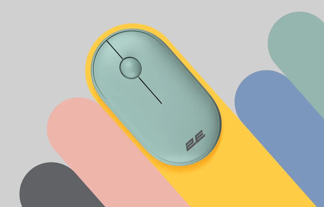 Миша бездротова 2E MF300 Silent Ashen Green (2E-MF300WGN) - мініатюра 3