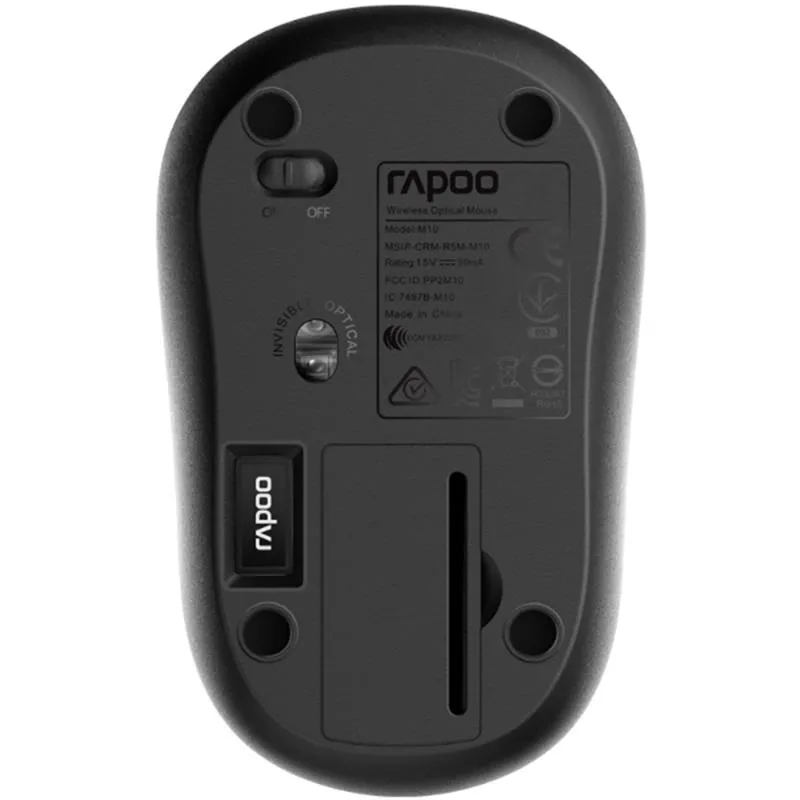Миша бездротова Rapoo M10 Plus Wireless Black - мініатюра 4