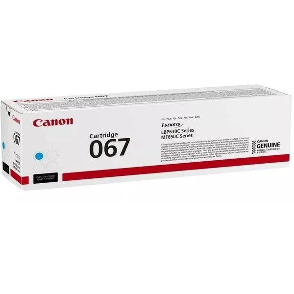 Картридж Canon 067 MF651ColorWay/MF655Cdw/MF657Cdw/LBP631ColorWay/LBP633Cdw Cyan (5101C002)